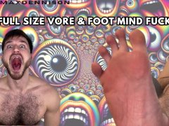 Full size vore & Foot mind Fuck