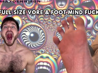 Full Size Vore & Foot Mind Fuck