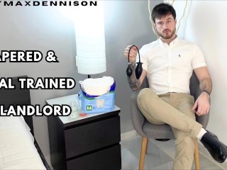 Diapered & Anal Trained by your Landlord