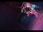 Tattooed Skinny Girl get Suspended on rope - Bondage Shiabri BDSM