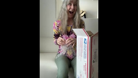 Unboxing a New Dildo from Peep Show Toys