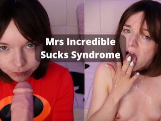 Mrs Incrível Síndrome De Sucks POV Facial e Boquete
