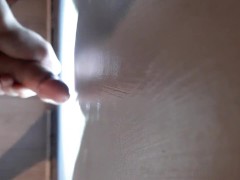 2 Minutes Of Wanking While Moaning I Came Alot On My Wall~