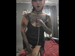 I said on your knees boy