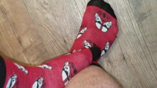 Starwars chaussettes frotter les pieds