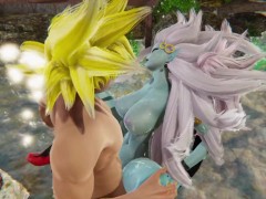 Dragonball Nonstop Double Penetration and Multiple Creampies