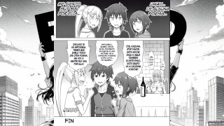 Darkness X Kazuma X Megumi - Darkness y Megumi Follan con Kazuma - Manga porno