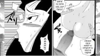 Black Goku FoLla Con Mai del Futuro Mientras Trunks los Observa - Manga porno