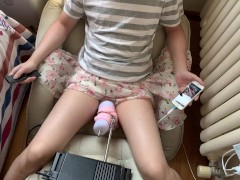 碎花裙娇弱男娘大战高速炮机三百回合！被榨到连续数十次高潮！浪叫连连！酥麻晕厥！爽到极致冲刺达到长时间射精！ - Screenshot 10 of 16 - Ladyboy