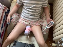 碎花裙娇弱男娘大战高速炮机三百回合！被榨到连续数十次高潮！浪叫连连！酥麻晕厥！爽到极致冲刺达到长时间射精！ - Screenshot 9 of 16 - Shemales