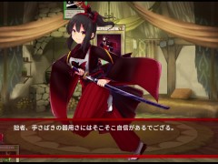 【#01 サキュバスデュエル実況(体験版)】遊戯王似のカードゲームエロゲー！？爆乳女剣士にパイズリ胸射させられて・・(アニメーション同人エロゲー) - Screenshot 10 of 16 - Hentai