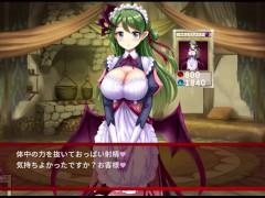 【#01 サキュバスデュエル実況(体験版)】遊戯王似のカードゲームエロゲー！？爆乳女剣士にパイズリ胸射させられて・・(アニメーション同人エロゲー)