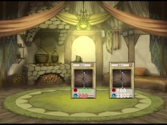 【#01 サキュバスデュエル実況(体験版)】遊戯王似のカードゲームエロゲー！？爆乳女剣士にパイズリ胸射させられて・・(アニメーション同人エロゲー) - Screenshot 4 of 16 - Bigtits Hentai