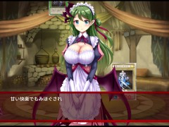 【#01 サキュバスデュエル実況(体験版)】遊戯王似のカードゲームエロゲー！？爆乳女剣士にパイズリ胸射させられて・・(アニメーション同人エロゲー) - Screenshot 7 of 16 - 巨乳