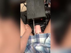 可爱JK男娘被超高速炮机操翻！顶在高潮的浪尖上无法停下！颤音叫床持久高潮！多重高潮一浪接着一浪！不停晕厥！最终失控射精！ - Screenshot 2 of 16 - High Speed Machine