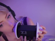 Preview 3 of Ear Kissing Licking Tingles + Mouth Sounds ASMR
