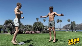 SEAN CODY - Stunning Twink Oliver Marks Riding Kieran's Hard Big Cock Until He Reaches Climax