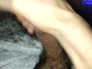 Preview 6 of 🇺🇸🇬🇧I Want Your Hand to Masturbate This Big Cock While We Watch a Movie