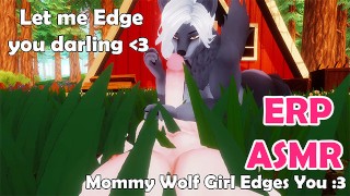 Mommy Wolf Girl ERP Preview - Furry RP - POV - Ear Licks - Kissing