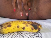 Preview 1 of my pussy is hot i cum 3 times by thinking this banana