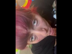 Cumshot Bbw sucking the cum from my cock