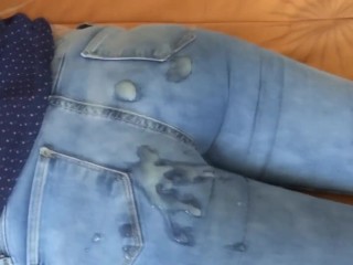 You can't Put your Cock in me but come in my Ass with my Jeans On, I want your Cum