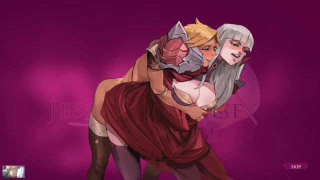 Jessicas curse - All lesbian strap on hentai animations galery