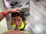 Preview 6 of Quick Sex in the Gym - Risky Public Fuck