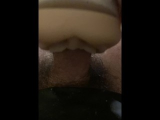 Her Creamy Pussy Squirts on a Big Dick