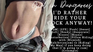 ASMR | Embarrassed and Horny Girlfriend humps your pillows | I missed you! | Blowjob | Creampie