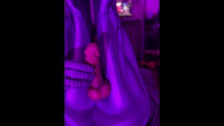 Cumming while wearing my spider suit