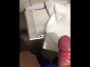 Preview 1 of Very thick and massive ejaculation in the toilet
