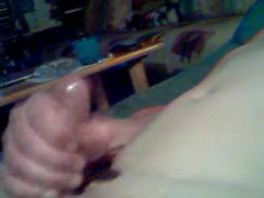 Masturbe (34) with one testicle