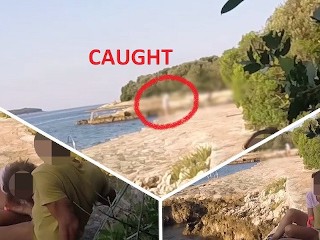 Tienerleraar Zuigt Mijn Lul Op Een Openbaar Strand in Kroatië Voor Iedereen - Het is Erg Riskant