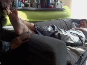 Preview 6 of Worshipping Cat Princess Feet Sexii Feet And Face Smothering (Preview)