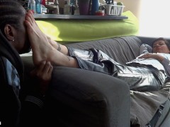 Worshipping Cat Princess Feet Sexii Feet And Face Smothering (Preview)