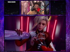 Huge Futa Cock Widowmaker Fucks And Cums All Over Pharah