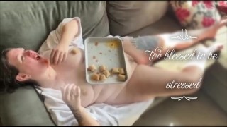 Eating Pizza Rolls Naked
