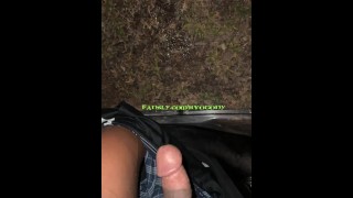 Pissing With A Hard-Dick Boner