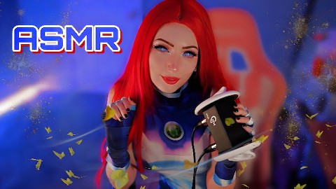 Starfire Teen Titans Ear Kissing Licking Tingles + Mouth Sounds ASMR SFW