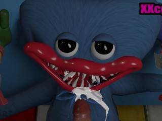 Poppy Playtime Huggy Wuggy Blowjob Big Dick