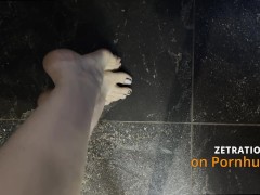 Черный педикюр красивые пальцы ног ФутФетишь Футджоб - Screenshot 16 of 16 - Kink