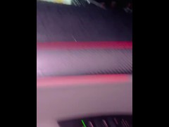 Caught Public Nudity! Starbucks Drive-Thru she spotted me in the camera so I drove off!