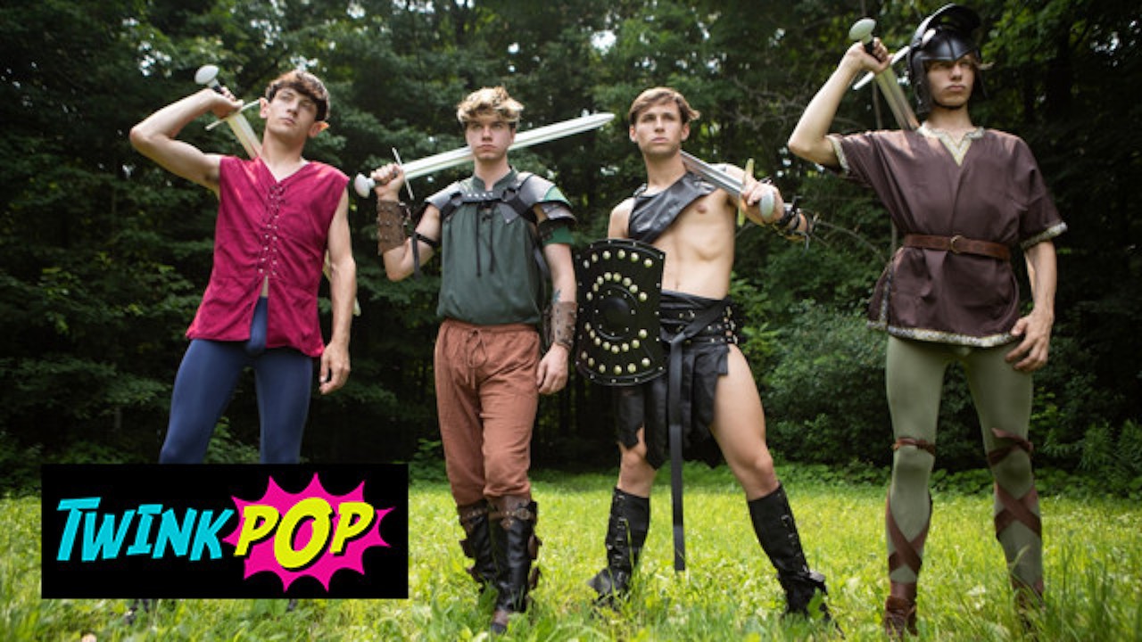 TWINKPOP - After Playing A Sword Fight, Jordan Lake Pounds Shea Reynolds  Ass Using His Thick Sword