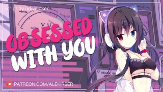 "¿Eres mi mayor fan?" La presentadora de radio Yandere te toma por sí misma | Juego de roles de audio ASMR