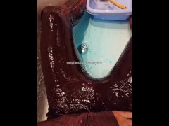 Lululemon Leggings and Nike Sweater Slimed