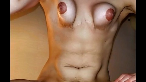 Old clip of my pre milf body looking up while I get fucked doggystyle