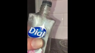Making the new Dial formula called “Pure Cum” from my saved cum loads