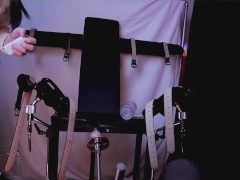 白袜伪娘束缚椅炮机飞机杯榨精 - Screenshot 1 of 16 - Femboy