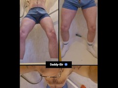 Pissing in boxers on to my white socks - Screenshot 6 of 16 - White Socks